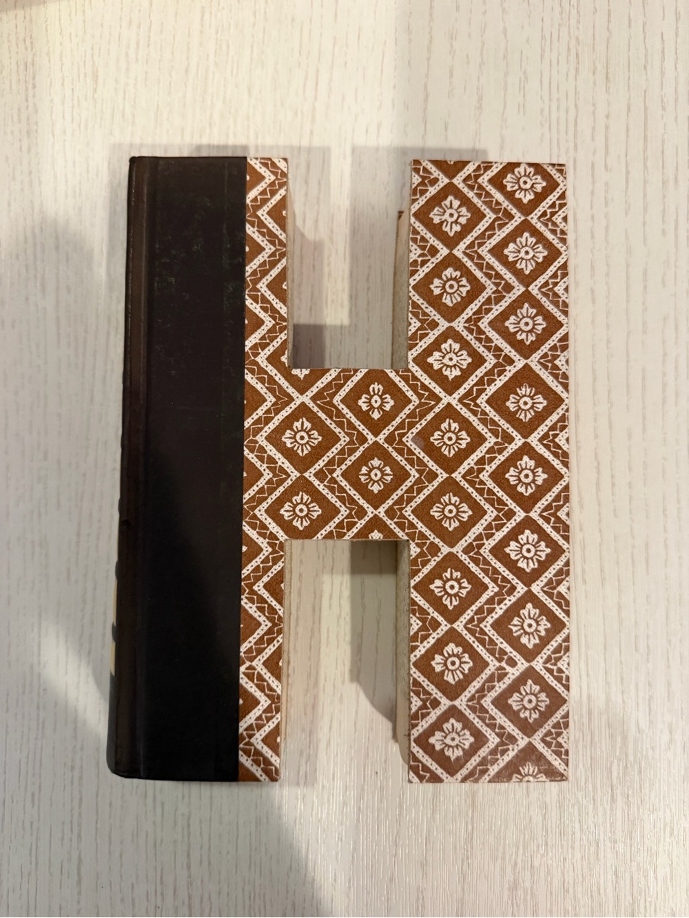 Letter H Home Accent